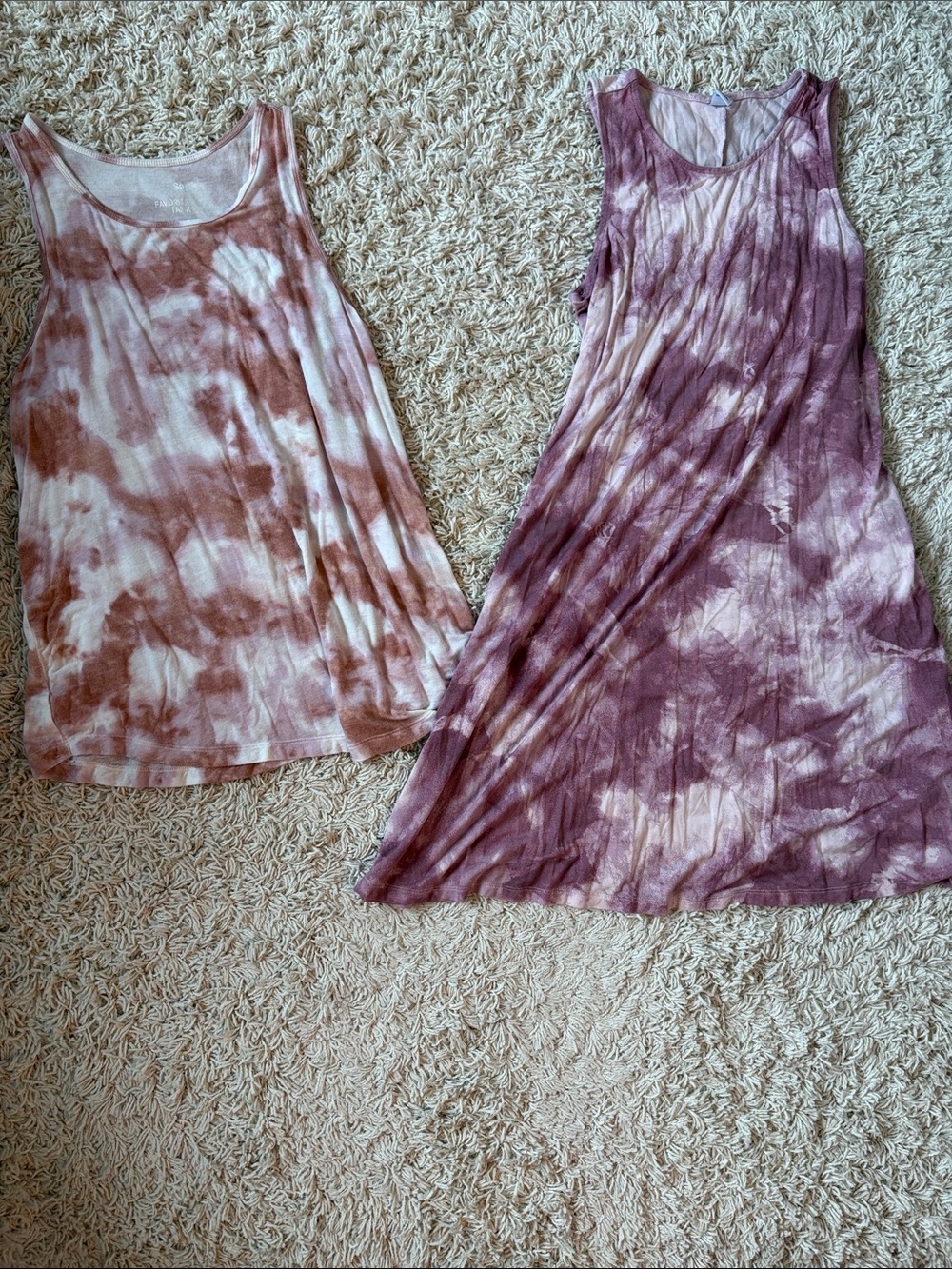 Tie-Dye tank top & dress bundle